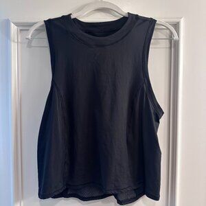 Black Lululemon workout top